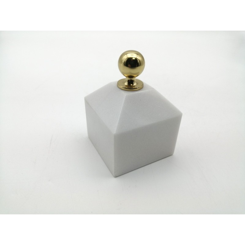 0612BB406 2  SET DI 3 PESI IN MARMO BIANCO AMORE