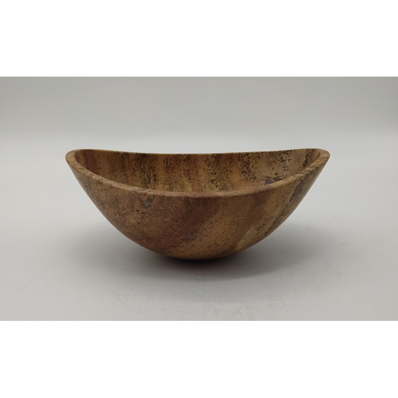 0664TM204 1  VASSOIO IN TRAVERTINO MESSICANO