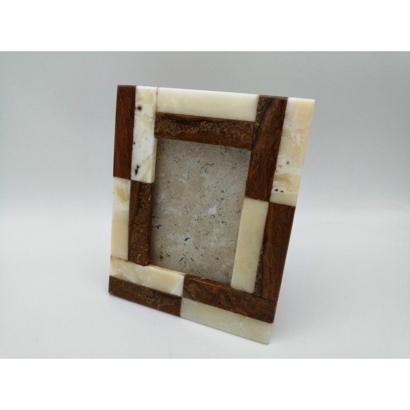 3948CV212 1  PORTAFOTO IN ONICE E MARMO