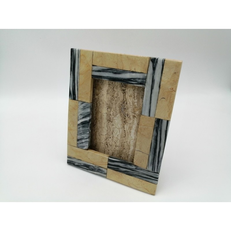 3948CV212 2  PORTAFOTO IN ONICE E MARMO