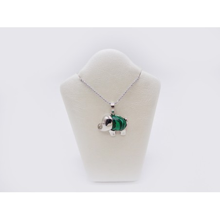 CIONDOLO IN MALACHITE