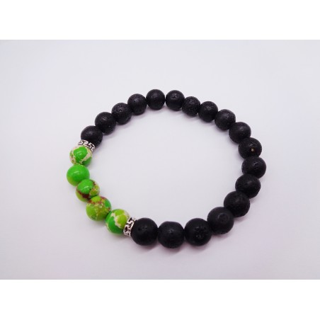 BRACCIALE CON PIETRA LAVICA