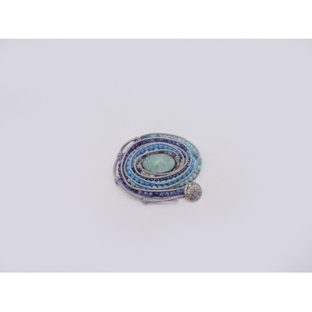 BRACCIALE LUNGO IN ACQUAMARINA