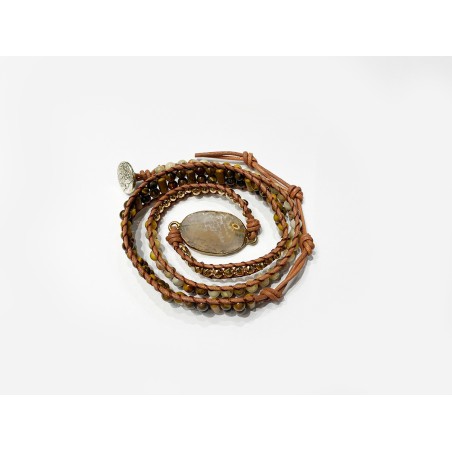 BRACCIALE LUNGO CON AGATA