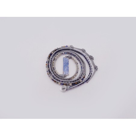 BRACCIALE LUNGO CON CIANITE BLU