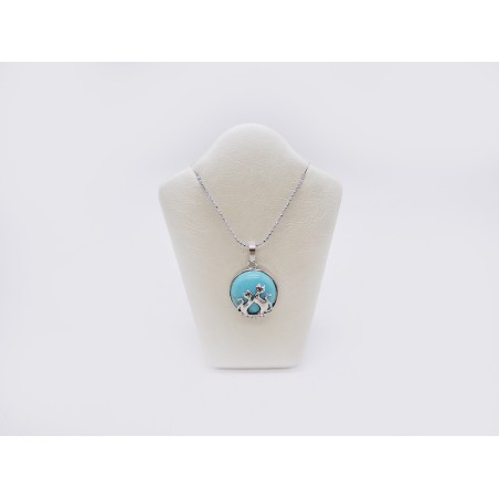 COLLANA CON CIONDOLO IN TURCHESE