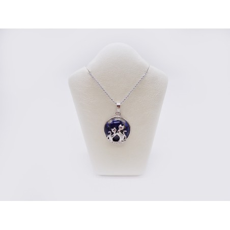 COLLANA CON CIONDOLO IN SODALITE