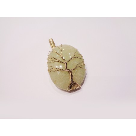 CIONDOLO ALBERO DELLA VITA IN GIADA