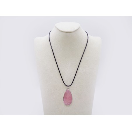 CIONDOLO IN QUARZO ROSA