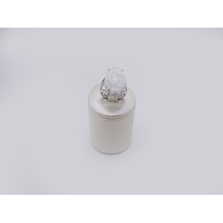 ANELLO IN HOWLITE BIANCA