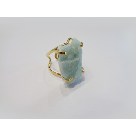 ANELLO CON PIETRA ACQUAMARINA