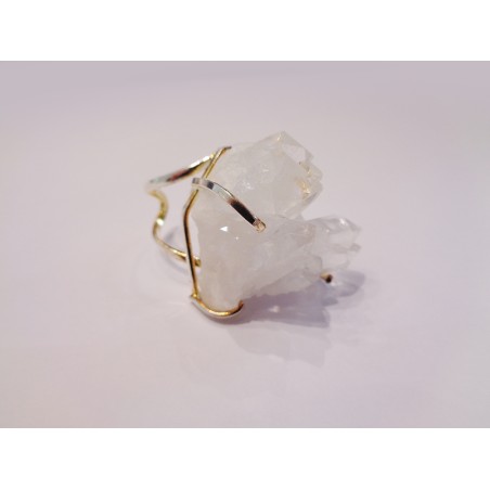 ANELLO CON CRISTALLO DI ROCCA