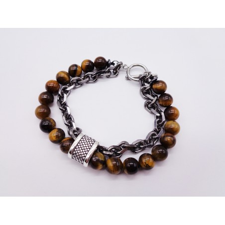 BRACCIALE IN OCCHIO DI TIGRE