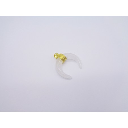 CIONDOLO IN QUARZO BIANCO