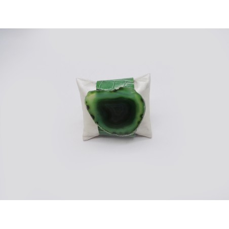 BRACCIALE CON FETTA IN AGATA