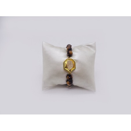 BRACCIALE OCCHIO DI TIGRE CON DRUSA