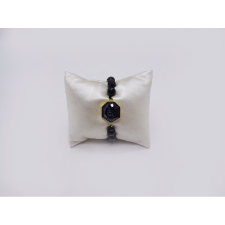 BRACCIALE IN ONICE CON DRUSA