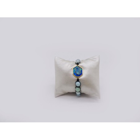 BRACCIALE IN ACQUAMARINA