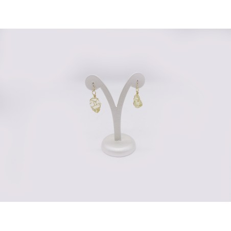 ORECCHINI IN QUARZO LIMONE