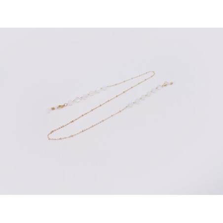 CATENINA PER OCCHIALI IN PIETRA OPALITE