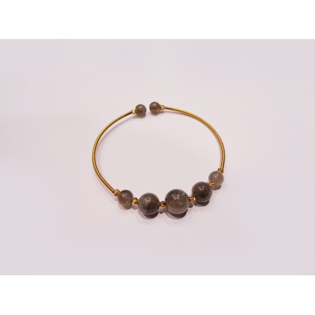 BRACCIALE CON LABRADORITE