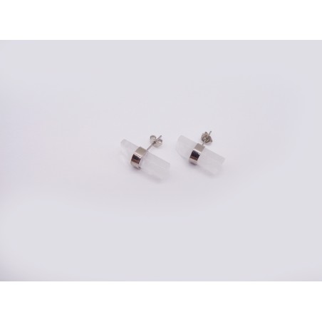 ORECCHINI IN CRISTALLO DI ROCCA