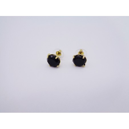 ORECCHINI IN OSSIDIANA NERA