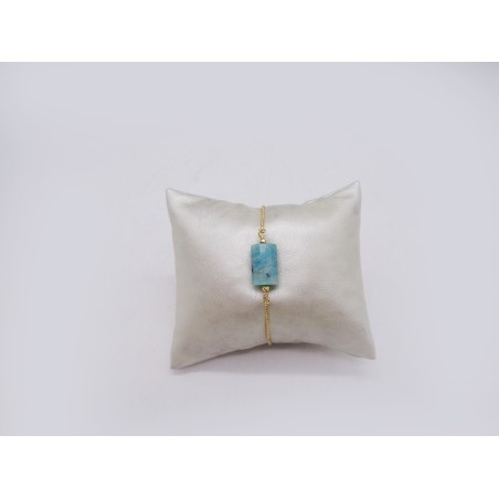 BRACCIALE CON AMAZZONITE