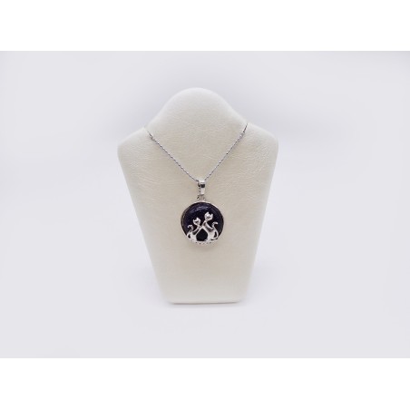 CIONDOLO IN PIETRA DEL SOLE BLU