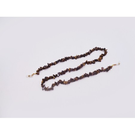 CATENINA PER OCCHIALI IN PIETRA OCCHIO DI TIGRE