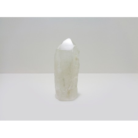 PUNTA DI QUARZO BIANCO MINERALE