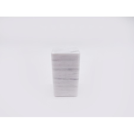 CONTENITORE SPEZIE IN MARMO BIANCO