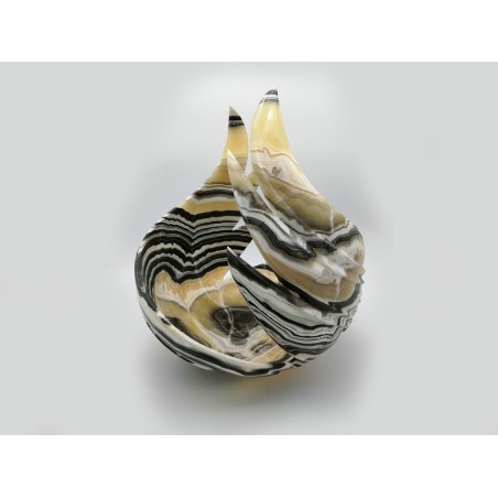 SCULTURA FIAMMA ONICE ZEBRA