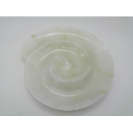 VASSOIO A CONCHIGLIA ONICE BIANCO