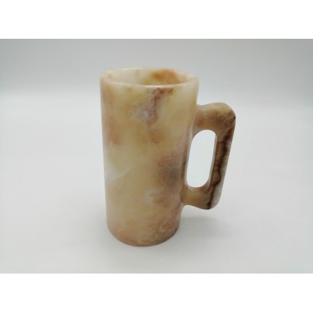 BICCHIERE IN ONICRE ARANCIO