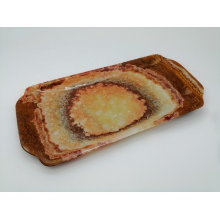 VASSOIO IN ONICE ROSSO