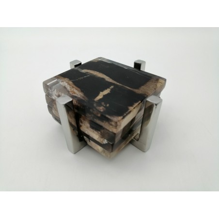 SOTTOBICCHIERE LEGNO PIETRIFICATO