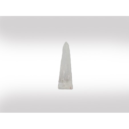 OBELISCO IN QUARZO BIANCO