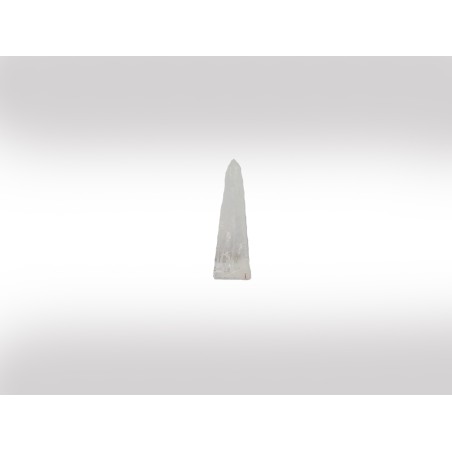OBELISCO IN QUARZO BIANCO