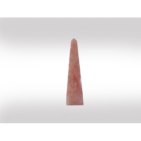 OBELISCO IN QUARZO ROSA