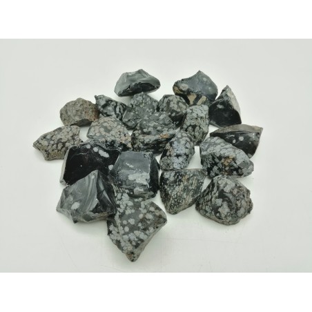 PIETRA OSSIDIANA FIOCCO DI NEVE