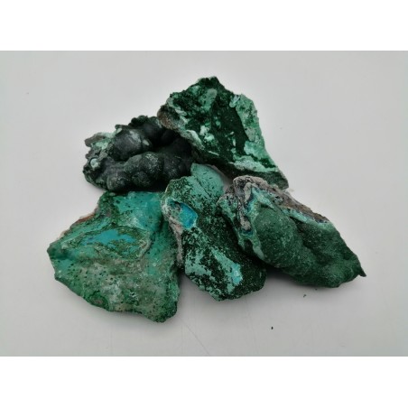 PIETRA MALACHITE CON CRISOCOLLA