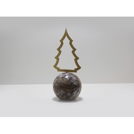 SFERA CON DECORAZIONE NATALIZA