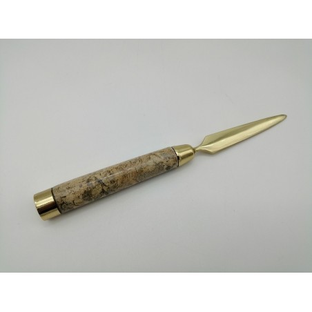 TAGLIACARTE IN PIETRA FOSSILE