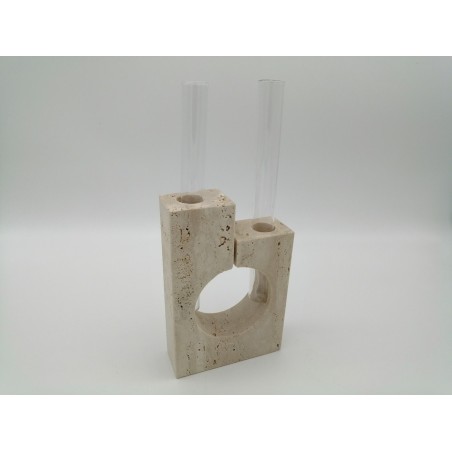 PORTA PROVETTA IN TRAVERTINO