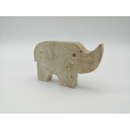 RINOCERONTE IN TRAVERTINO