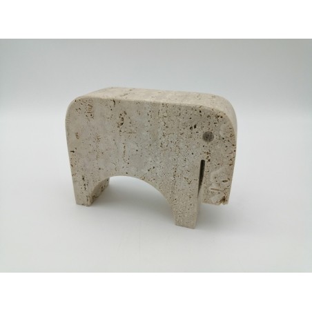 ELEFANTE IN TRAVERTINO