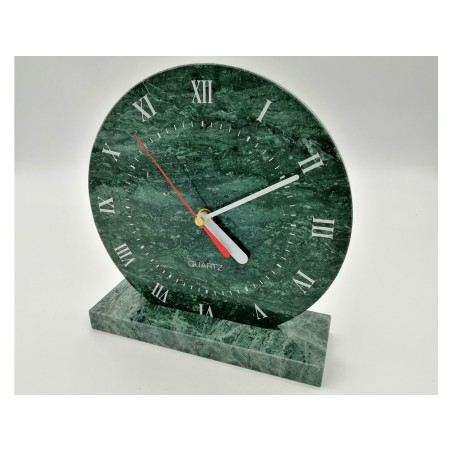OROLOGIO ROTONDO IN MARMO VERDE