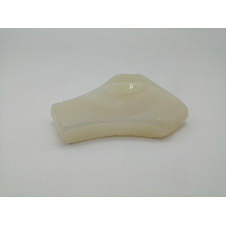 PORTA SAPONETTA IN ONICE BIANCO