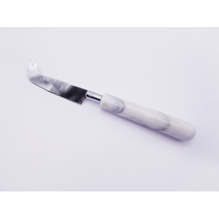 COLTELLO CON MANICO IN MARMO BIANCO